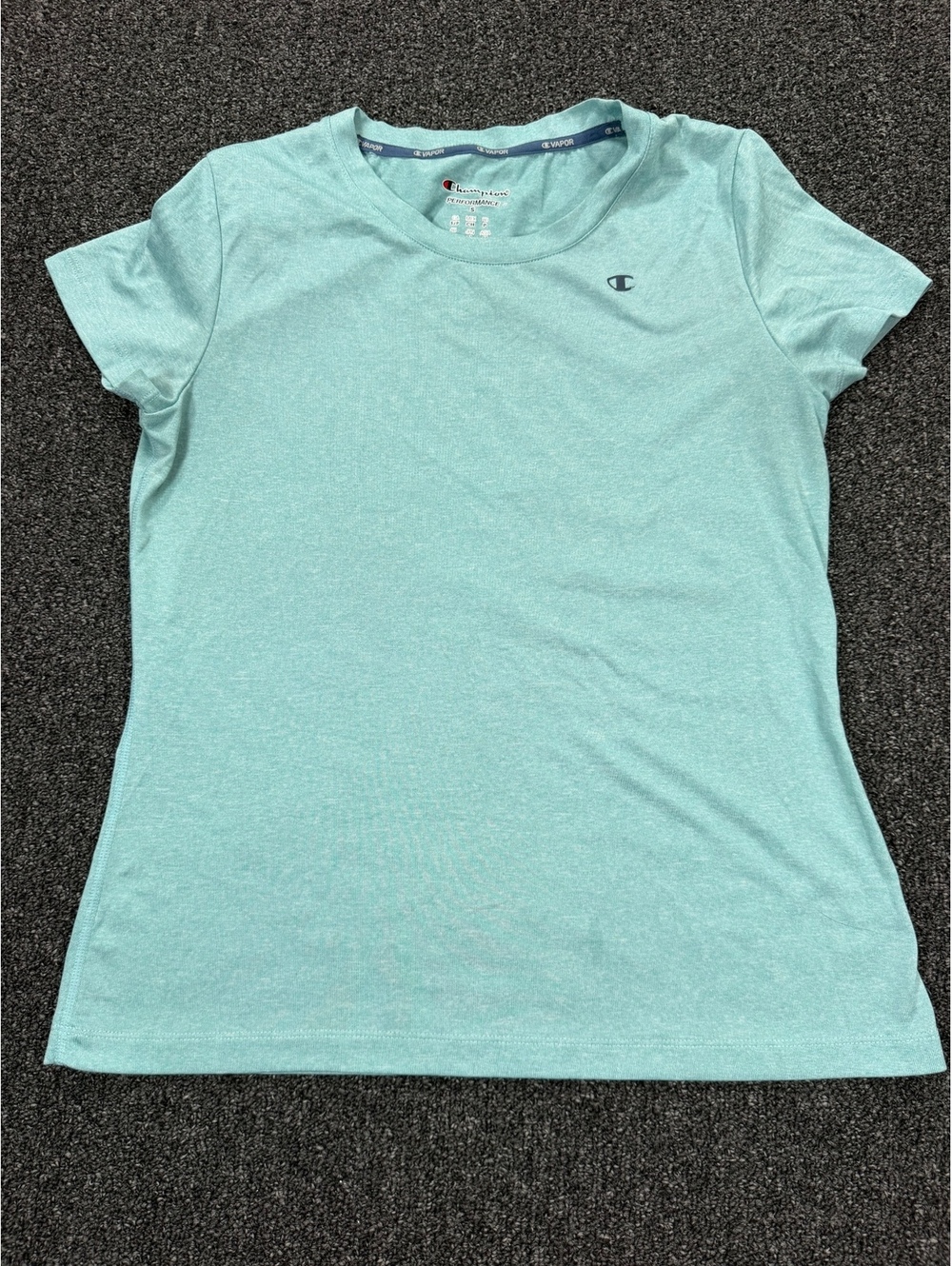 Champion Performance Vapor Light Blue T-Shirt Size S